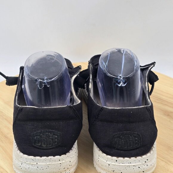 Hey Dude Womens Wendy Slip On Loafers Comfort Shoes Black Size 8 - Picture 4 of 8